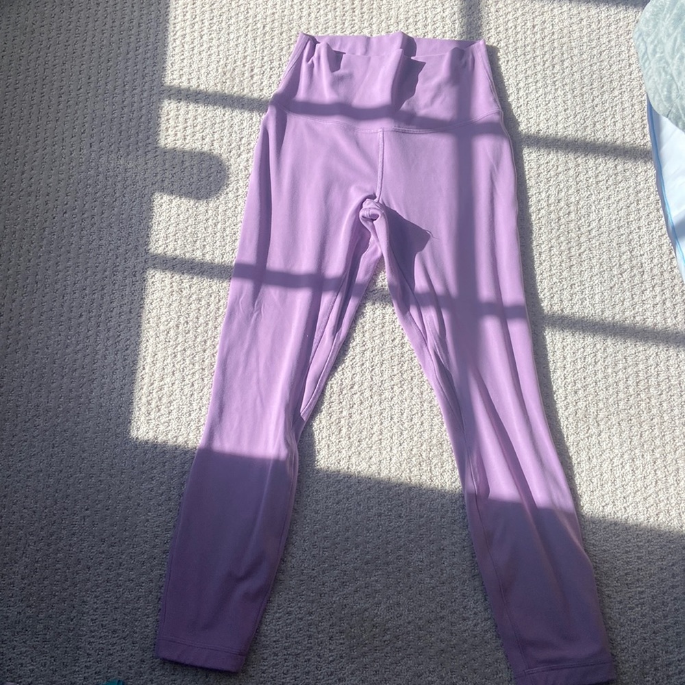 Lavender Lululemon align high rise align 25” inseam